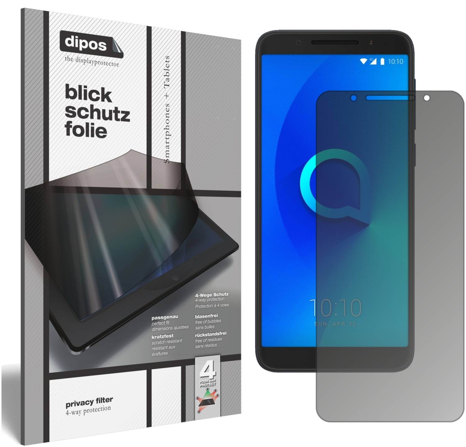 Alcatel 3V Screen Protector Privacy Filter 4-Way Protection dipos | eBay