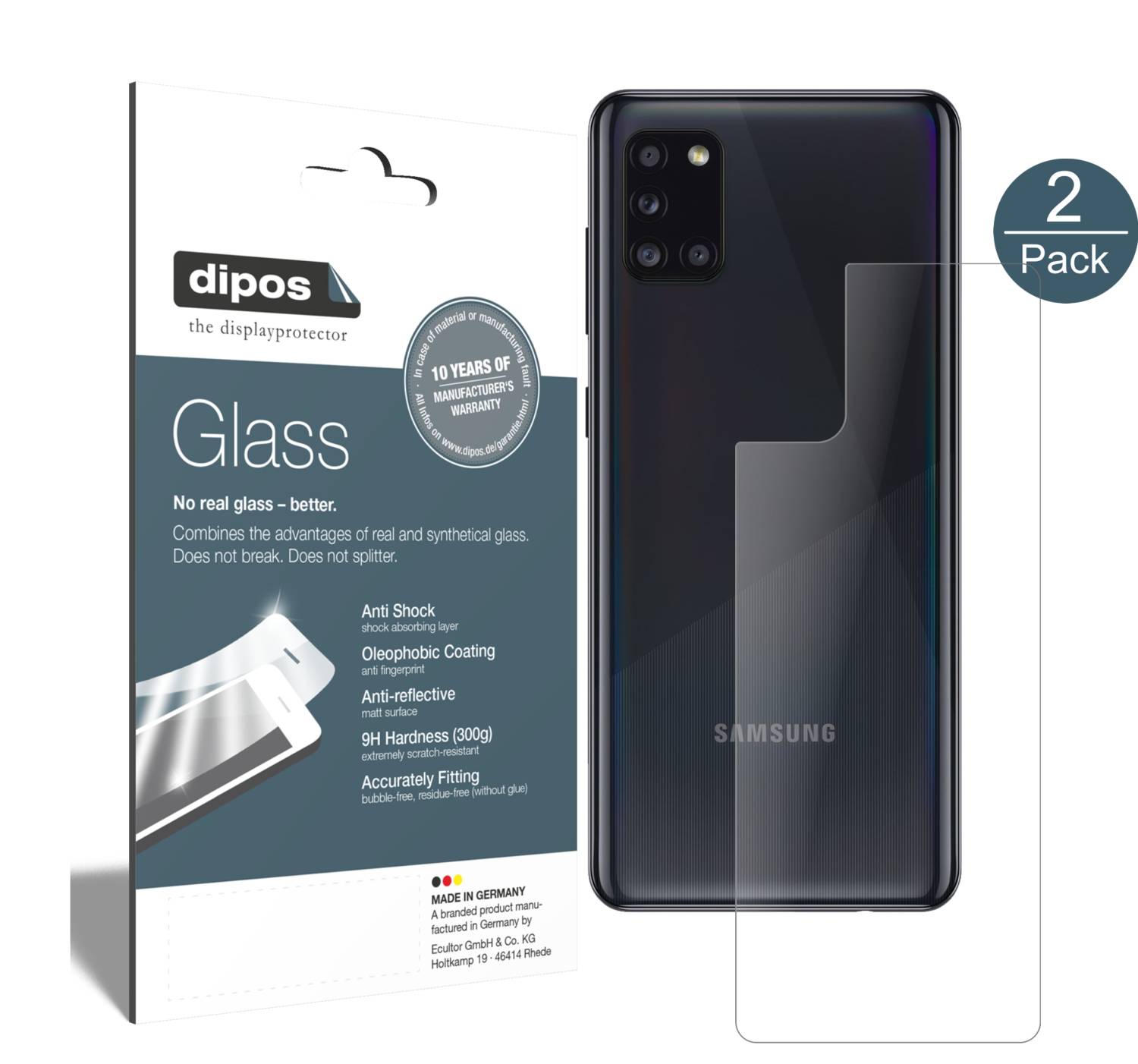 samsung a31 glass type